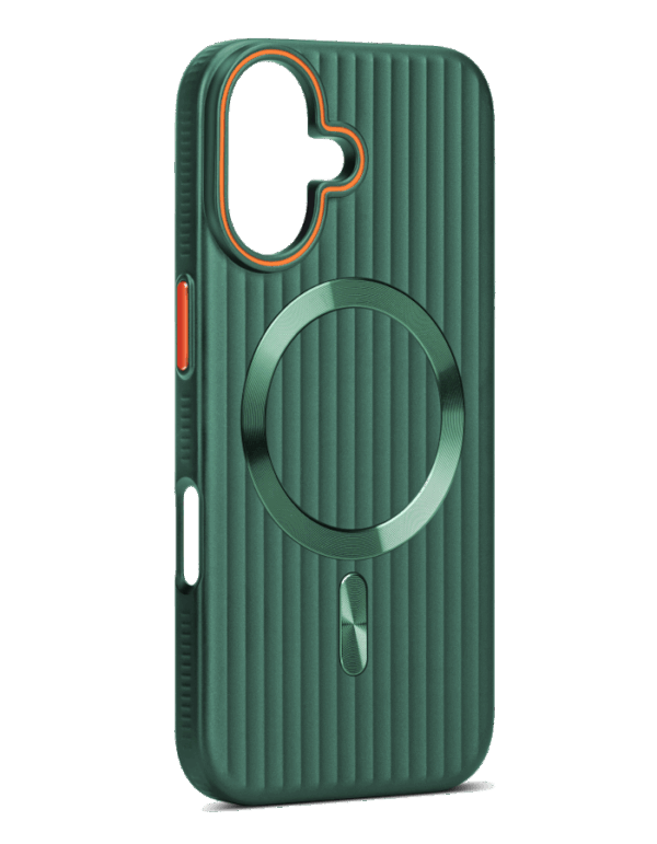 felixx Premium Metallic Soft Touch Design Magsafe Case Green für iPhone 16