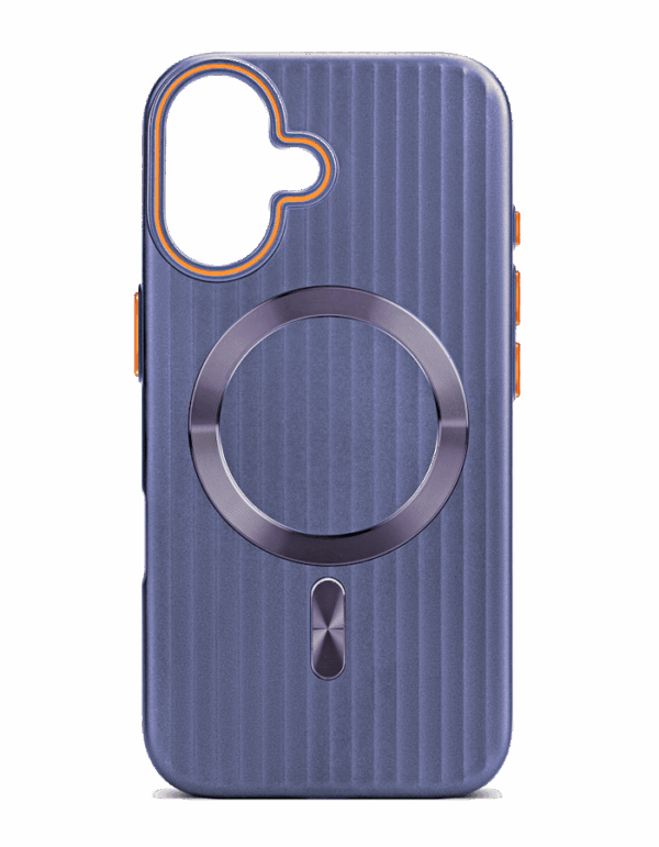 felixx Premium Metallic Soft Touch Design Magsafe Case Purple für iPhone 16 – Bild 2