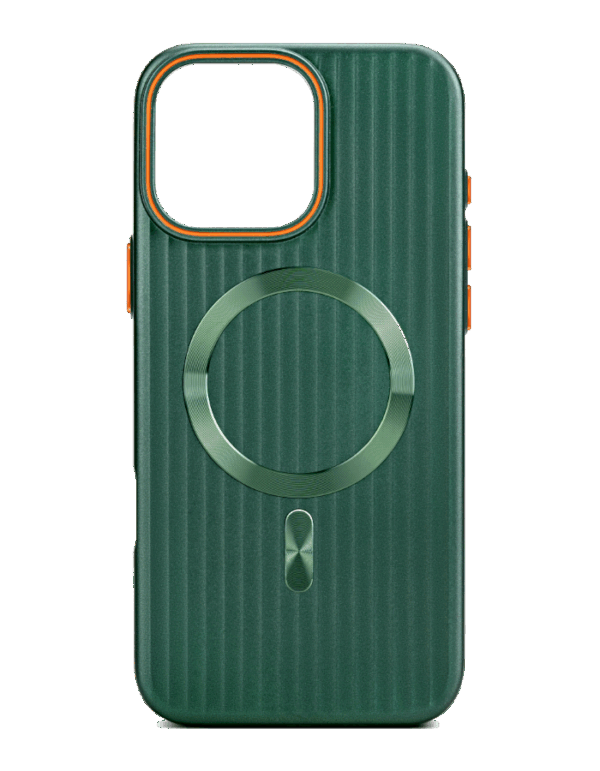 felixx Premium Metallic Soft Touch Design Magsafe Case Green für iPhone 16 Pro Max – Bild 2
