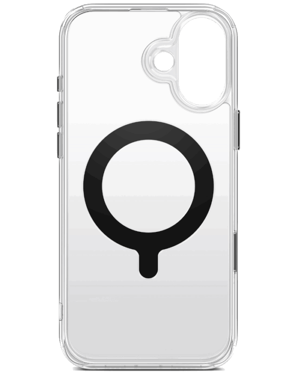 felixx Premium ORBIT Ring Case mit MagSafe für iPhone 16 Transparent/Black – Bild 6