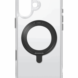 felixx Premium ORBIT Ring Case mit MagSafe für iPhone 16 Transparent/Black