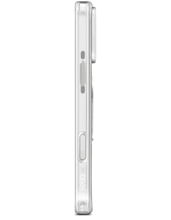 felixx Premium ORBIT Ring Case mit MagSafe für iPhone 16 Transparent/Silver – Bild 6