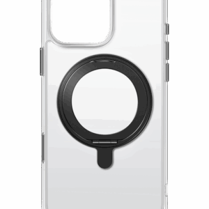 felixx Premium ORBIT Ring Case mit MagSafe für iPhone 16 Pro Max Transparent/Black.