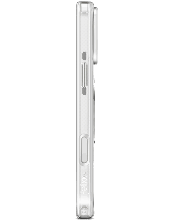 felixx Premium ORBIT Ring Case mit MagSafe für iPhone 16 Pro Transparent/Silver – Bild 6
