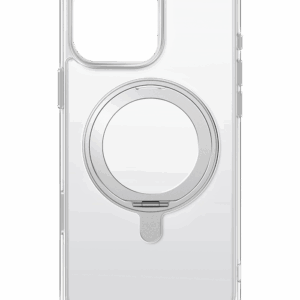 felixx Premium ORBIT Ring Case mit MagSafe für iPhone 16 Pro Max Transparent/Silver