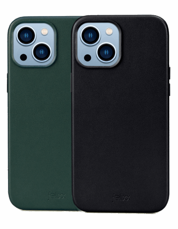 felixx Premium Leather Look Case Black MagSafe kompatibel für Apple iPhone 15 – Bild 4