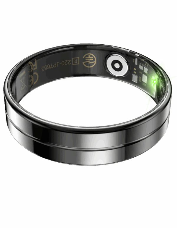 felixx Premium Smart Ring 11 (SR11) Slim - Schwarz Edelstahl – Bild 4