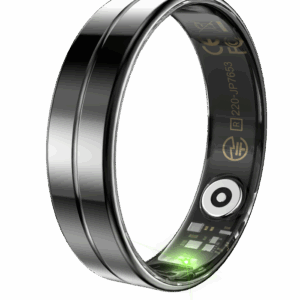 felixx Premium Smart Ring 11 (SR11) Slim - Schwarz Edelstahl