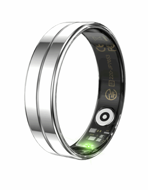 felixx Premium Smart Ring 11 (SR11) Slim - Silver Edelstahl