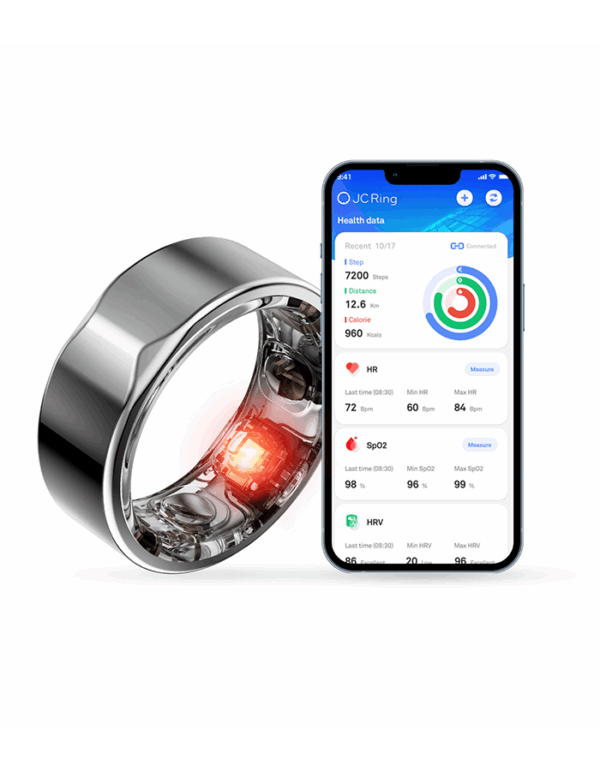 felixx Premium Smart Ring 31 (SR31) TITAN - Schwarz – Bild 4