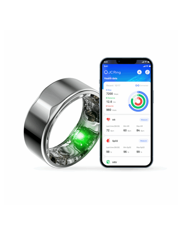 felixx Premium Smart Ring 31 (SR31) TITAN - Silver – Bild 4