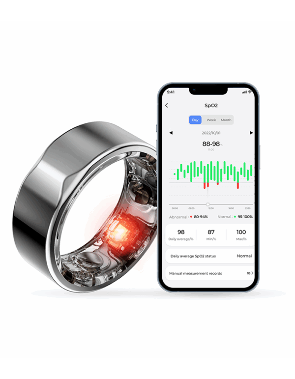 felixx Premium Smart Ring 31 (SR31) TITAN - Silver – Bild 5