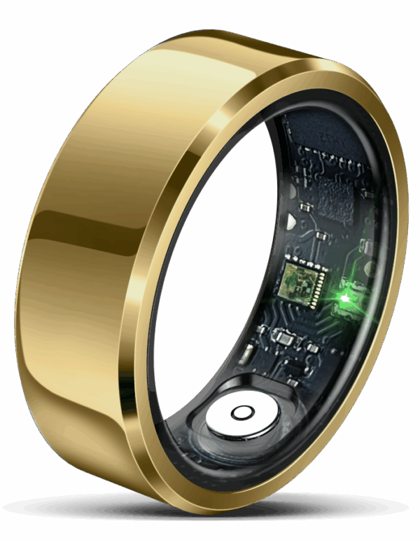 felixx Premium Smart Ring 6 (SR6) - Gold Edelstahl