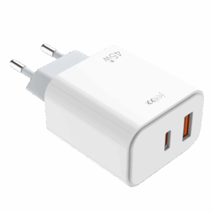 felixx 45W Ladegerät 1x USB Typ-C / 1x USB-A White